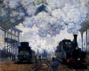 克劳德 莫奈 : The Gare Saint-Lazare: Arrival Of A Train